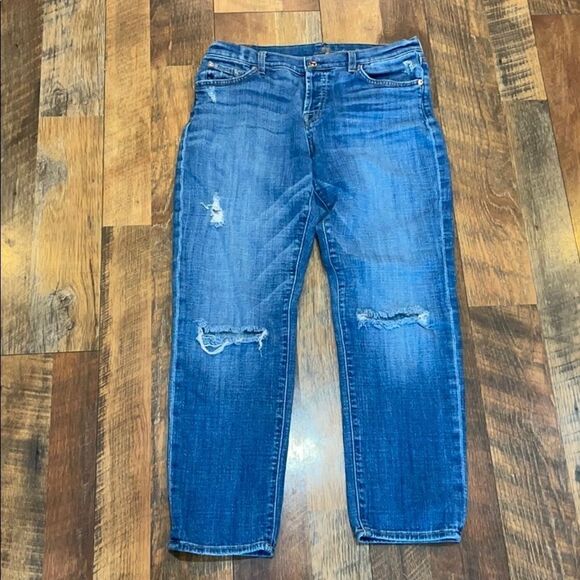 7 for all Mankind cropped jeans 26 (3582) - Picture 1 of 8